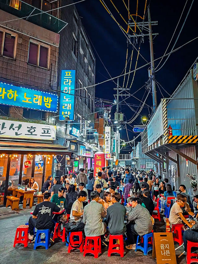 【ソウル】ノガリ通りで現地の人に混ざって飲み明かす🍻