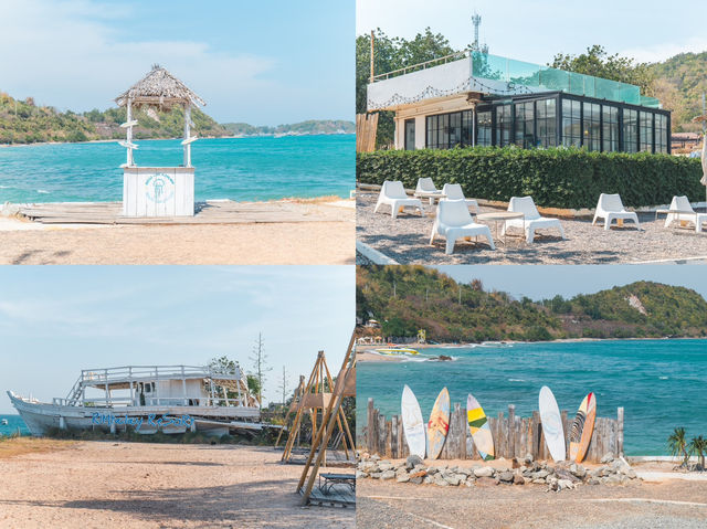 คาเฟ่เกาะล้าน ริมทะเลวิวดีมาก 