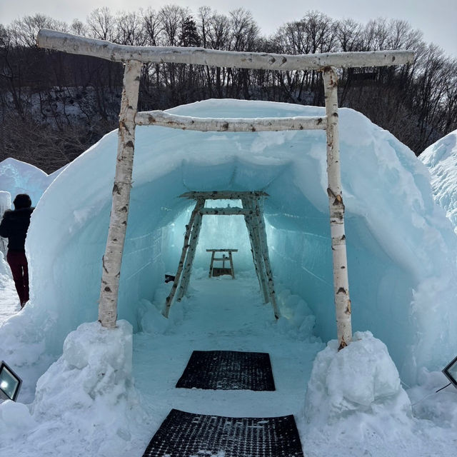 まるでアナ雪の世界？！『氷濤祭り』⛄️