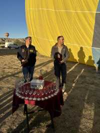 Sipping Sparkling Beneath Cappadocia’s Balloon-Filled Sky 🎈🥂