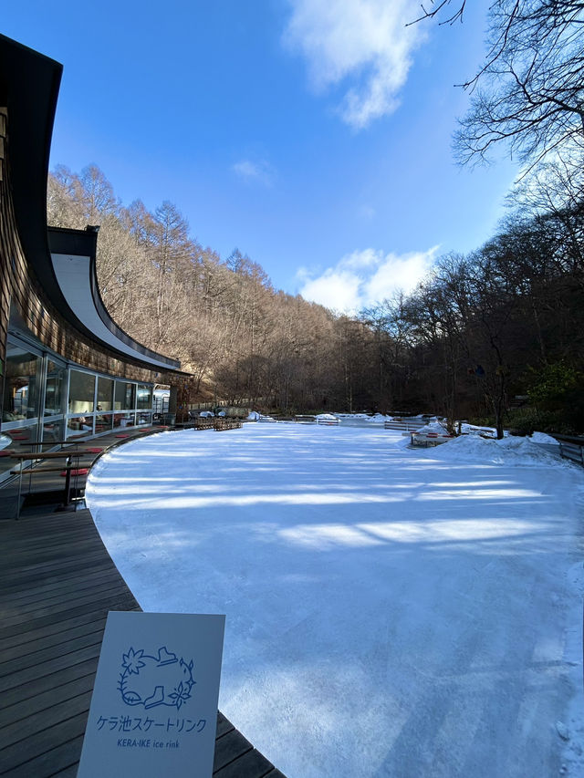 【軽井沢】氷上で満点の星空観測