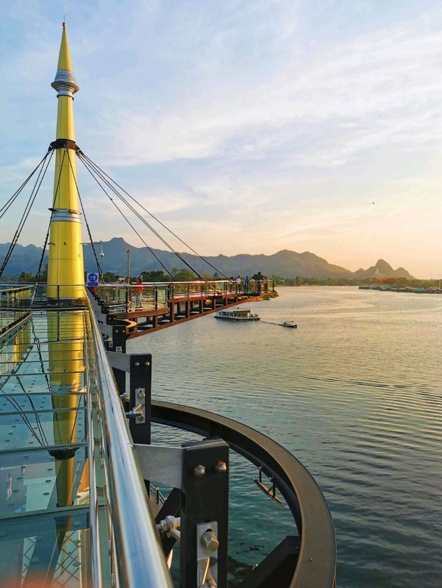 Skywalk Kanchanaburi, literally a breathtaking view point in town! 