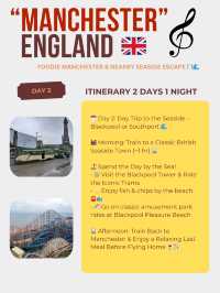 Manchester itinerary 🌳