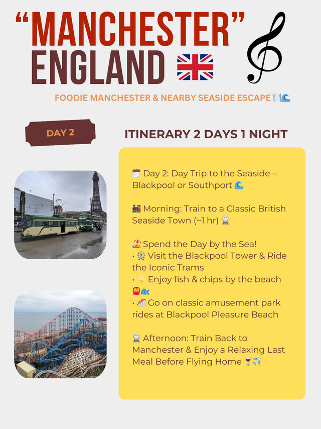Manchester itinerary 🌳