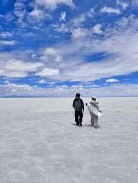Paisaje magnífico, Salar de Uyuni. 夢の景色、ウユニ塩湖
