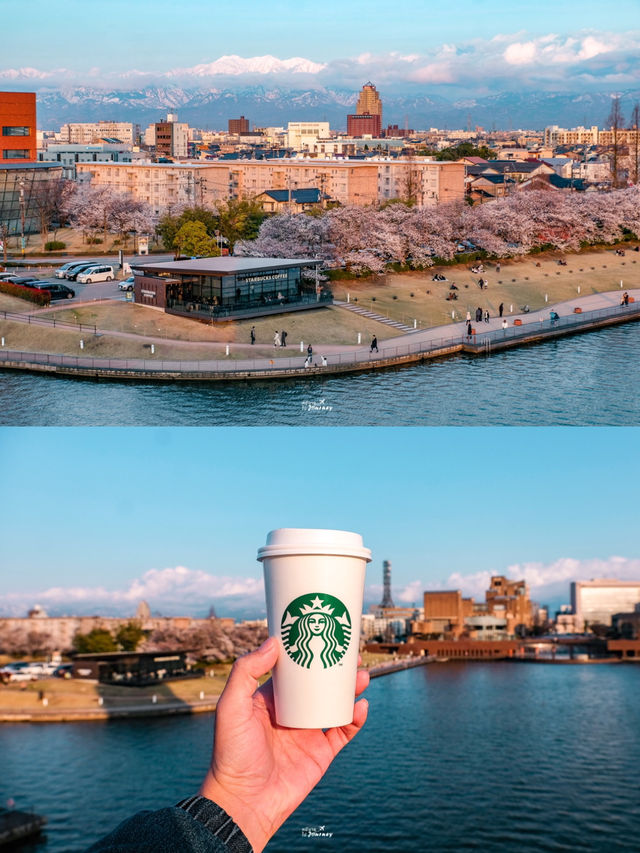 หนึ่งใน Starbucks ที่วิวสวยที่สุดเมืองโทยาม่า🌸🎌