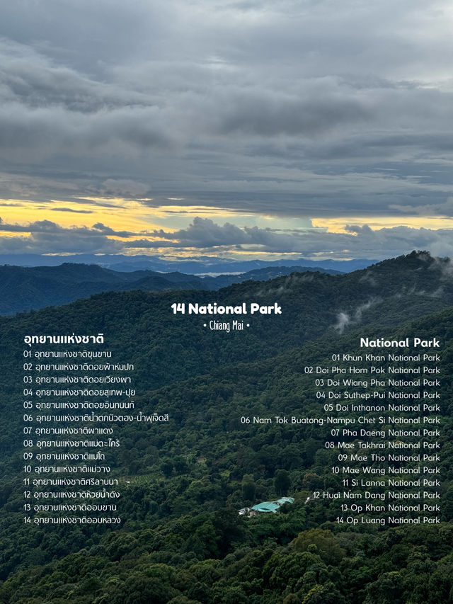 พิกัดเที่ยวอุทยานแห่งชาติ จ.เชียงใหม่ ⛰️🌦️🌳🍃