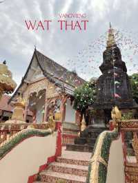 Wat that สัมผัสวัดพื้นบ้านสวยๆที่วังเวียง 
