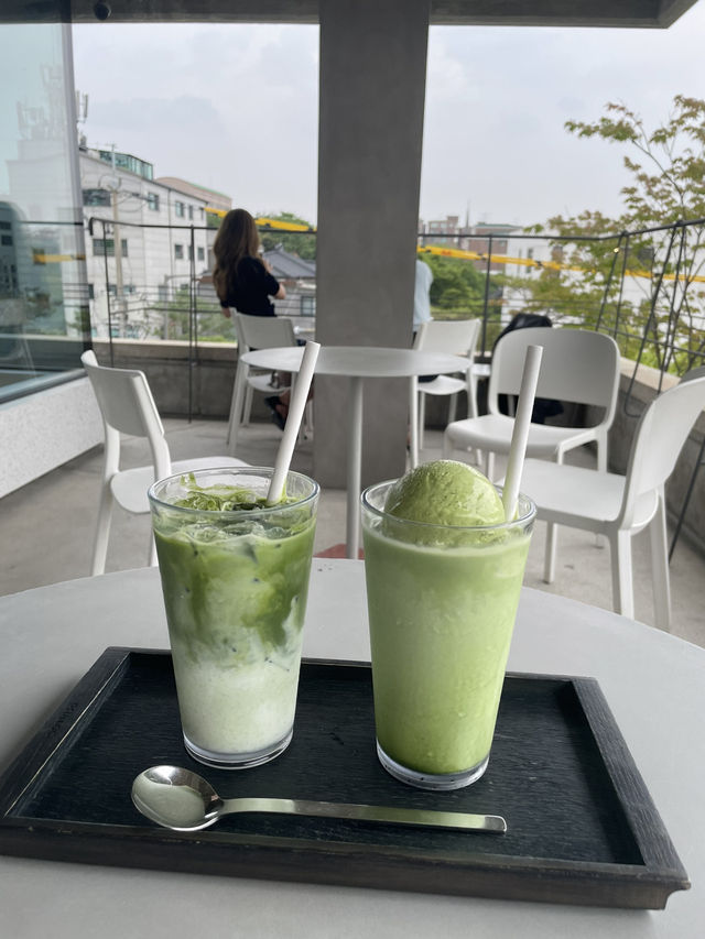 【🇰🇷安国】広々モダンカフェ🌿Osulloc Tea House🍵