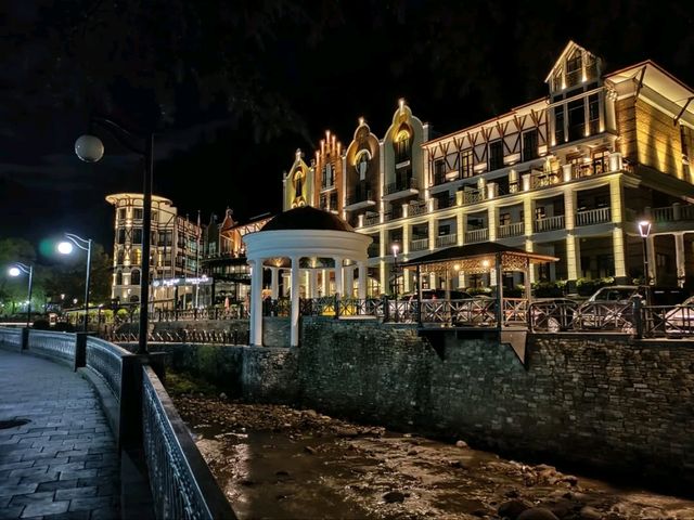 Night Stroll in Borjomi Central Park