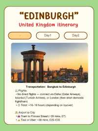 A trip to Edinburgh with me! 🇬🇧