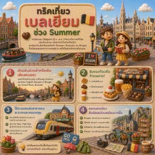 夏のベルギー旅行を満喫する4つのコツ 。