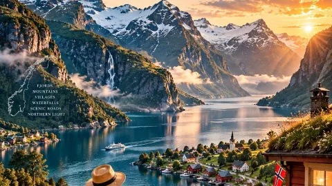 🇳🇴 Norway in 7 Days: Oslo, Flåm, Fjords & Bergen — A Scenic Journey ✨ — traveler post in Flam