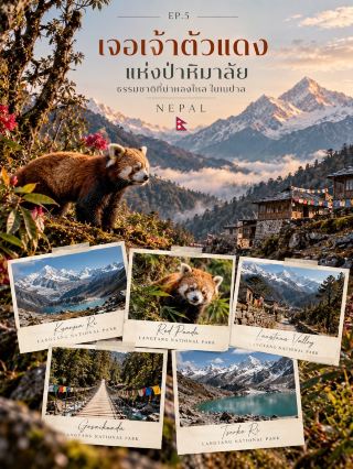 🦊 Encountering the Red Panda of the Himalayas

📍 Langtang National Park, Nepal 🇳🇵 | Red Panda

🌿 Why visit here?

Looking like a fluffy doll with a bushy tail, but in reality, they are very shy and rarely seen. 🦊❤️
This is the Red Panda, a rare animal that lives in the mountain forests of the Himalayas.

🇳🇵 Langtang National Park is one of the areas in Nepal where Red Pandas live in the wild. They can be found in mountain forests, but spotting one isn't easy because they are quite reclusive and live quiet lives.

👀 The highlight of the search:

This trip wasn't about walking in and immediately finding one, but rather a trek through the forest, carefully looking among the trees and bushes, and hoping to catch a glimpse of their fluffy red tail. 😆🌿

The Nepal Tourism Board recommends the best time to visit Langtang National Park in October–November and March–May. The monsoon season is June–September. And during December–February, there's a chance of encountering snow in high-altitude areas.

🤎 Adoration best viewed from afar.

Red Pandas are rare wild animals, so sightings should be approached with a "we see them, but we won't disturb them" approach. Do not feed them, do not try to approach them, and let the little creature live naturally.

Sometimes… just a few seconds of sighting can become a memorable moment. 🥹🍃

#Nepal #RedPanda #WildlifeTravel #Langtang
