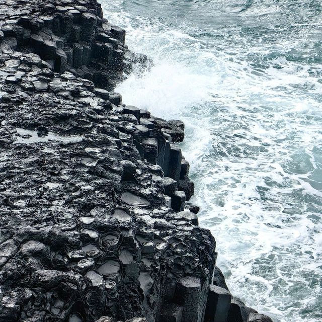 Nature's Symphony at Jusangjeolli Cliff