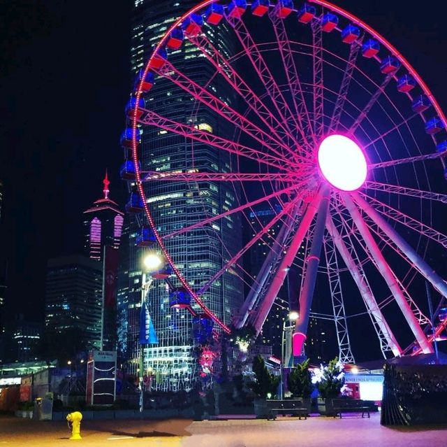 Hong Kong at night