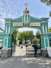 Spring Visit to the Beautiful St. Nicholas Cathedral, Almaty 