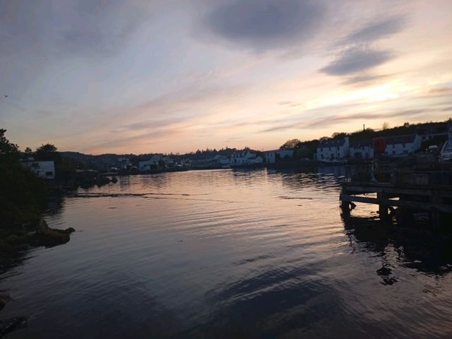 Skye Bridge and the village of Kyleakin 