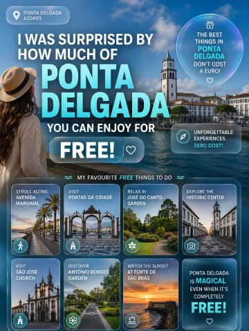 I Was Surprised by How Much of Ponta Delgada You Can Enjoy for Free 🇵🇹🌊