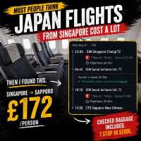 ✈️ SINGAPORE TO SAPPORO FOR JUST £172?! 🇸🇬➡️🇯🇵