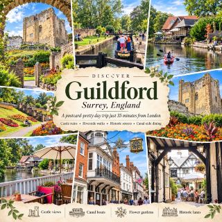 only around 35 minutes from London by train? 🚆✨