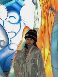 這真的在鄭州沉浸式夜遊彩燈主題樂園