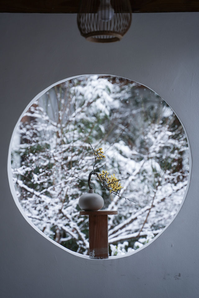 “雪是神的煙火”這裡不是北海道，是安吉！