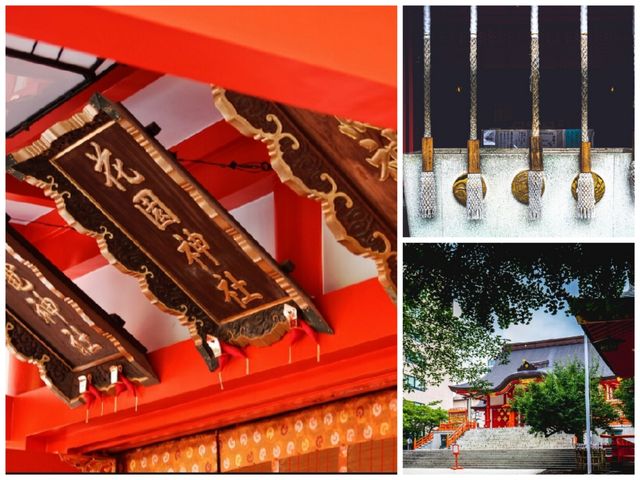 古色古香，鮮豔的朱紅色——東京花園神社