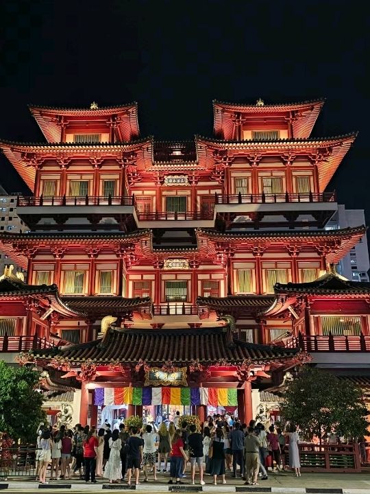 Foya Temple in Chinatown Singapore 🇸🇬♥️