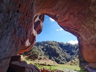 The natural wonders of nature are hidden in the stunning Danxia landform of Huludong in Wuding, Chuxiong
