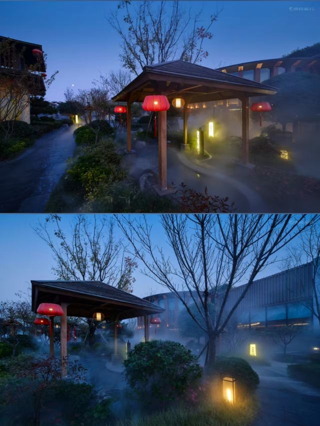 成都泡溫泉嘅天花板我畀一百分。
