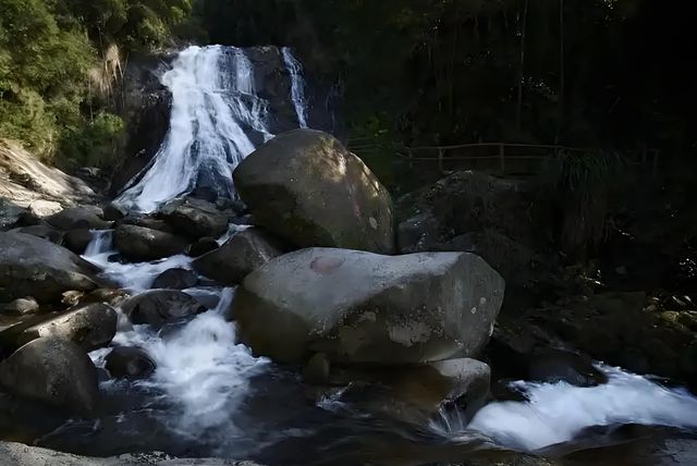不去九寨溝，就來飛水寨，歸去不看水！。