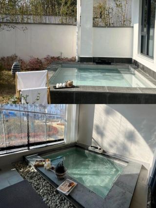Jingmen! 1.5 hours' drive from Wuhan! The private hot spring in the mountains is stunning!