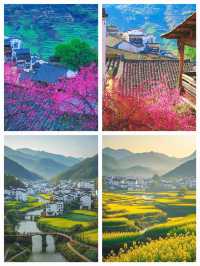 被《國家地理》封神嘅婺源篁嶺，春天真係靚到喊