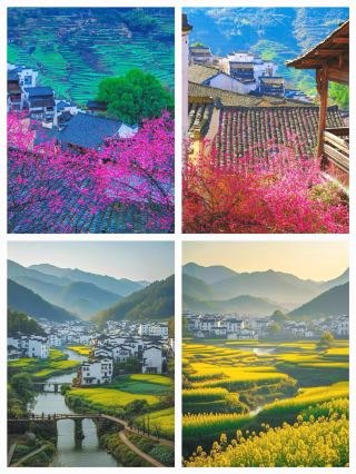 被《國家地理》封神嘅婺源篁嶺，春天真係靚到喊