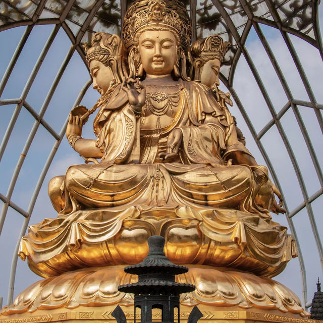 深圳大華興寺 | 拜過四面觀音，才懂什麼叫佛光普照🙏✨
