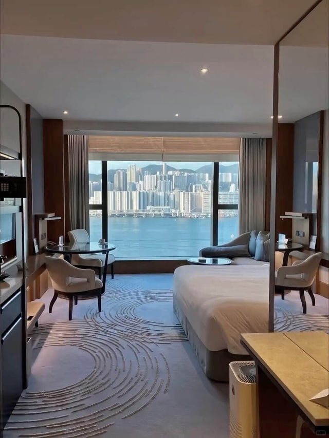 🌊香港嘉里酒店，夢幻海景泳池