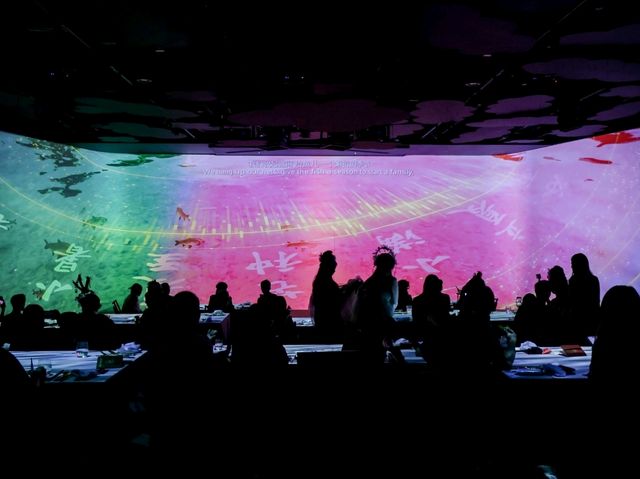 Shanghai is TOO AHEAD OF THE GAME! Eating Pretty Food in an Immersive Theater!