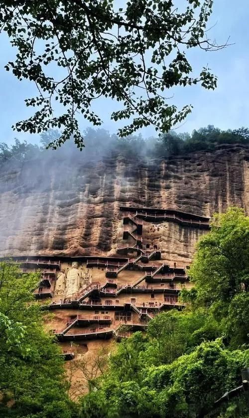 甘肅天水麥積山