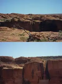 在地球的心臟看日出日落和星空