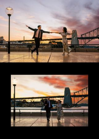 The Lalaland in front of the Sydney Harbour Bridge is absolutely stunning!