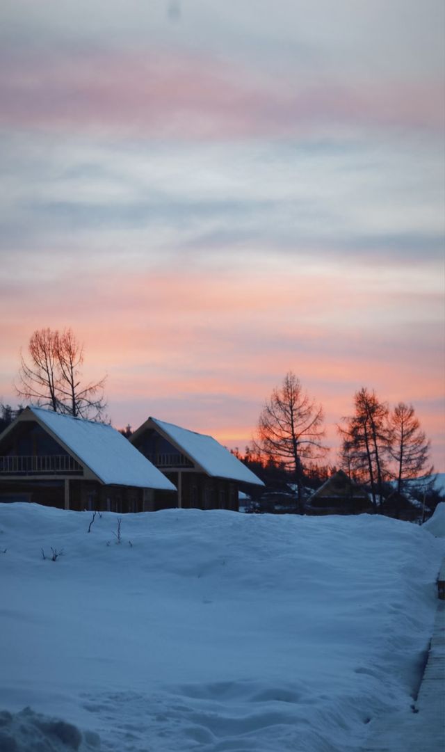阿勒泰冬日童話滑雪雪蘑菇絕美機位攻略