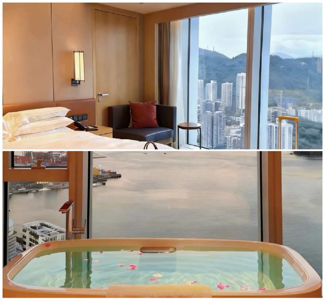 深圳！和閨蜜一起選的最舒服的高空海景酒店！