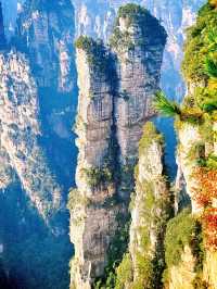 秋染武陵源,張家界的美,是上帝遺落的油畫!