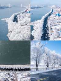 人這一輩子總要去松花江看一次霧淞吧