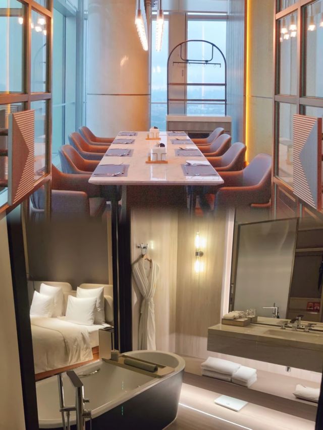 不愧是深圳酒店的天花板，這大堂太震感了!!!