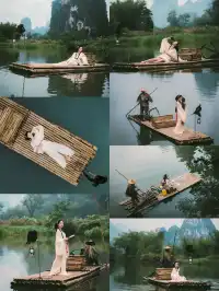 闖入廣西的明仕田園漁舟唱晚太治癒了