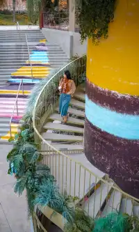 上海好拍的地方都是免費的聖誕條紋新快閃