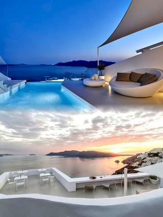 The Pure White Dream on the Cliff - The Saint Hotel