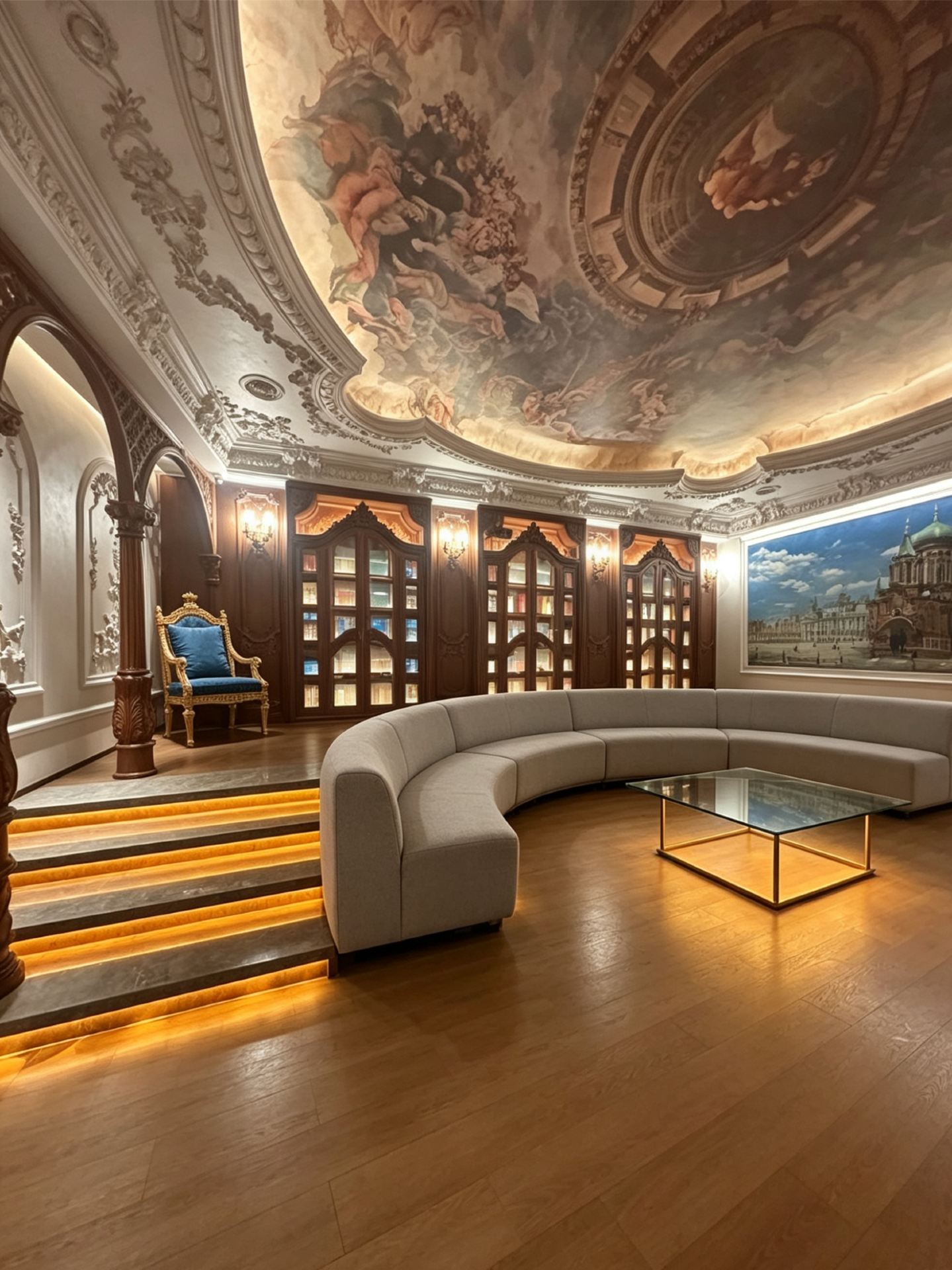 Located at the prime spot on West Third Street in Daoli District, Harbin Dayang Ritz Hotel blends Russian imperial aesthetics with modern light luxury. Adjacent to Central Street and within walking distance to Saint Sophia Cathedral and the Songhua River, it uses the city's elegance as a backdrop to recreate the refined daily life of 19th-century European nobility.

Imperial-Level Public Areas, Every Step a Vintage Masterpiece

The lobby is the soul of the hotel, featuring a high vaulted ceiling with a giant artistic crystal chandelier. Light flows over Italian-imported marble floors, reflecting the exquisite contours of Russian antique oil paintings and relief columns on the walls. The Baroque spiral staircase is intricately carved, with red velvet carpets extending to the corridors. Gilded wall lamps emit a warm glow, and European-style murals at the corners replicate the dome scenes of a cathedral. Every detail feels like a movie set, perfect for vintage-style photos.

Luxurious and Comfortable Rooms Starting at 38㎡, a Perfect Blend of Classic and Modern

Rooms start at 38㎡, spacious and bright, continuing the European vintage style while offering modern convenience. Dark solid wood carved furniture pairs with hand-embroidered wall fabrics, crystal wall lamps, and velvet curtains to create a tranquil atmosphere. Dream Lily zero-pressure mattresses combined with high-thread-count cotton bedding provide a cloud-like sleeping experience. Bathrooms feature wet and dry separation, French-style carved bathtubs, thermostatic showers, and automatic toilets. Some rooms include capsule coffee machines and floor-to-ceiling windows with views of Saint Sophia Cathedral. Higher floors offer city skyline views with excellent soundproofing to block out noise.

Comprehensive Facilities for an Unmatched Luxury Experience

· Dining: The all-day dining restaurant offers a fusion of Russian, Chinese, and Western flavors. Breakfast features freshly pan-fried steak, red sausage with eggs, homemade blueberry jam rye bread, and other Russian specialties, alongside comforting Chinese options like century egg and lean pork congee and handmade buns. The lobby bar and executive lounge are elegant and relaxed, serving aromatic coffee and delicate pastries by day, transforming into a cozy lounge with drinks by night, creating a perfect day-to-night ambiance.

· Leisure Facilities: A 24-hour gym equipped with cardio and strength machines allows guests to maintain their fitness routine while traveling. The self-service laundry room offers washing and drying functions, ideal for quickly drying wet clothes after snowy outdoor activities. Outdoor swimming pool, children's playground, and chess room are all available, catering to both adult relaxation and family fun.

· Thoughtful Services: 24-hour butler service ensures a seamless stay, welcoming guests with hot ginger tea and hand-drawn local maps, sharing insider tips. The concierge can recommend photo spots and book tickets. Daily meticulous housekeeping and turndown service are provided. In winter, warm packs and humidifiers are available; in summer, chilled towels are offered, showing care in every detail.

Central Street’s century-old charm meets Ritz elegance. Dayang Ritz Hotel, with Russian luxury as its foundation and attentive service as its melody, blends the century-old romance of the Ice City with the comfort and convenience of modern travel, making every stay a noble journey through time.